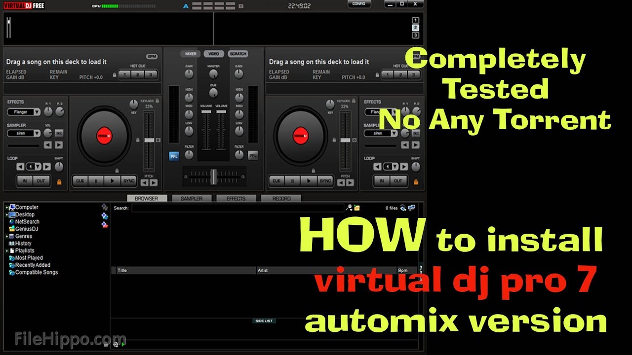 Virtual dj pro 7. 4 free download for mac 10 5